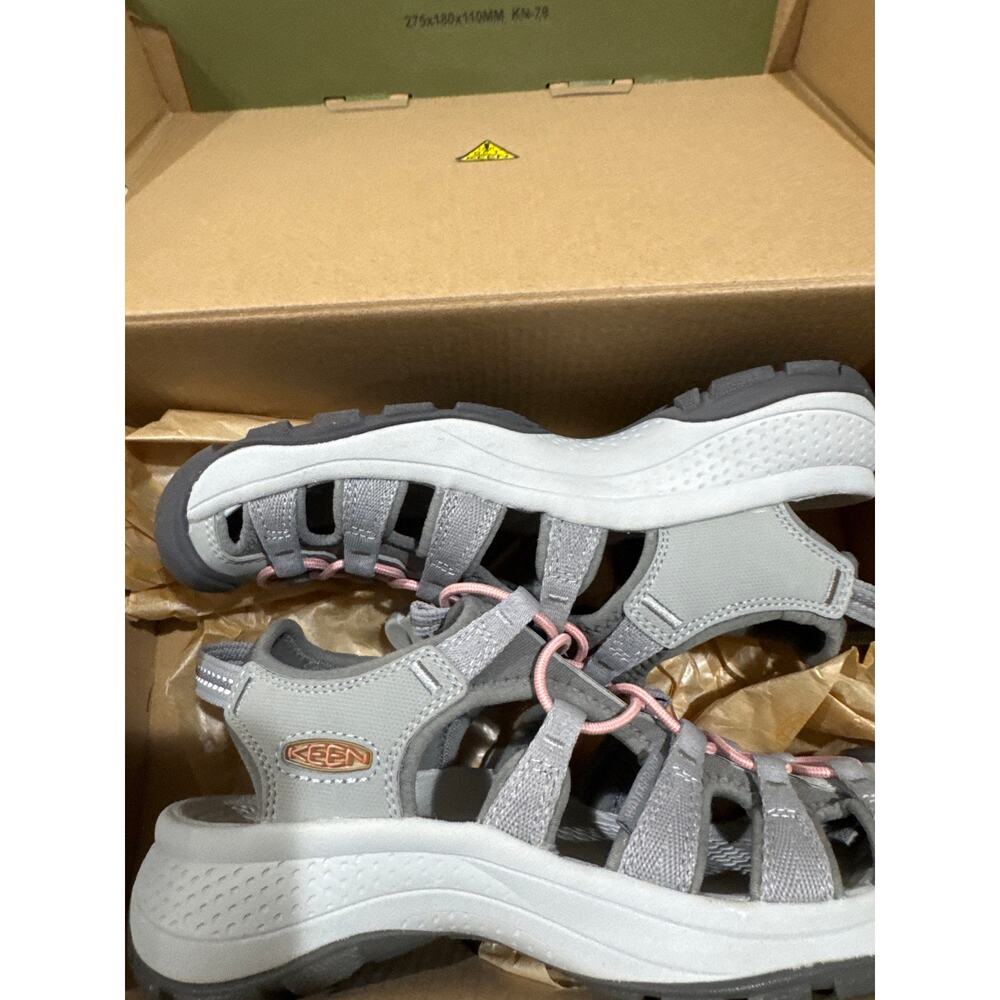 KEEN Women's Astoria West Sandals Grey Coral new size 5 - Picture 9 of 10